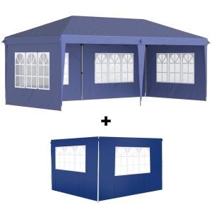Conjunto de carpa 585x295x270 cm azul
