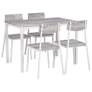 Conjunto de comedor de mdf 4 personas l70
