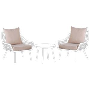 Conjunto de fundas de cojín de exterior  Beige