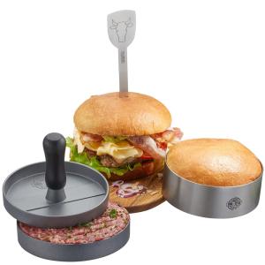 Conjunto de hamburguesas bbq, 3 unidades