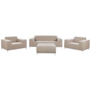 Conjunto de jardín con mesa 5 plazas  Beige