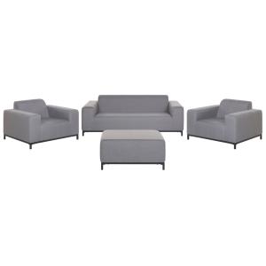 Conjunto de jardín con mesa 5 plazas  Gris