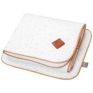 Conjunto de manta y cojín para cuna o moisés Blanc à pois o…