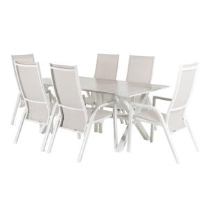 Conjunto de mesas y sillas para exterior aluminio resistent…