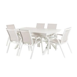 Conjunto de mesas y sillas sillones apilables para jardín b…
