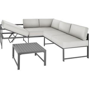 Conjunto de muebles con mesa y respaldo regulable resistent…