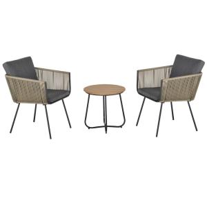 Conjunto de muebles de ratán 60x60x67 cm multicolor