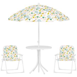 Conjunto infantil jardín 49.5x49.5x50 cm blanco