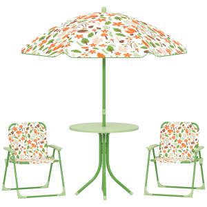 Conjunto infantil jardín 49.5x49.5x50 cm verde