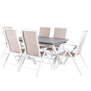 Conjunto mesa y sillas reclinables para terraza mesa 150 a…