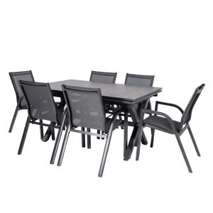 Conjunto mesa y sillas reforzadas de exterior mesa 150 a 25…