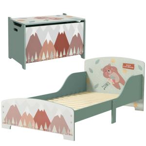 Conjunto para niños 143x77x60 cm verde