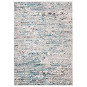 Contemporáneo blue/grey alfombra 120 x 180