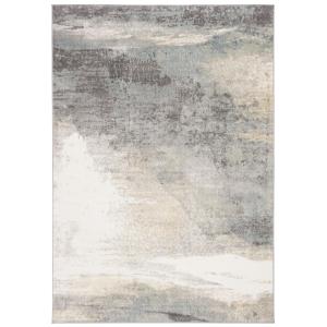 Contemporáneo grey/dorado alfombra 120 x 180