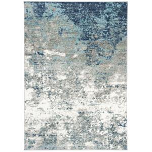 Contemporáneo gris/azul alfombra 160 x 230