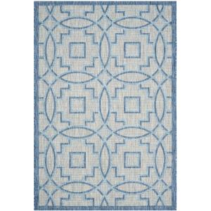 Contemporáneo gris/azul marino alfombra 160 x 230