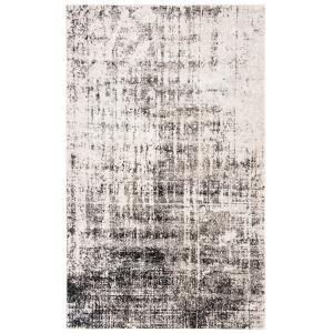 Contemporáneo gris/negro alfombra 185 x 275