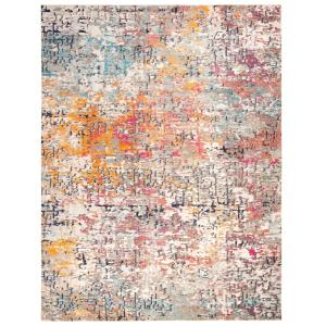 Contemporáneo gris/rosa alfombra 185 x 275
