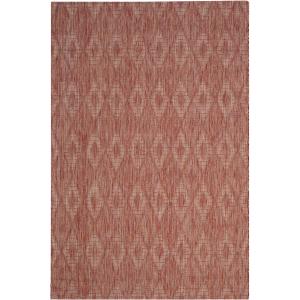 Contemporáneo rojo/rojo alfombra 160 x 230