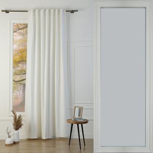 Cortina cinta fruncidora algodón blanco 140x260