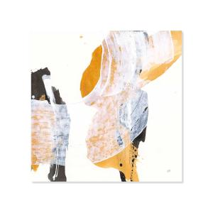 Cuadra de cuadro naranja impresión sobre lienzo 30x30cm