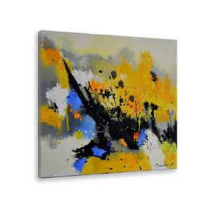 Cuadro abstracto de salpicadura impresión sobre lienzo 50x5…