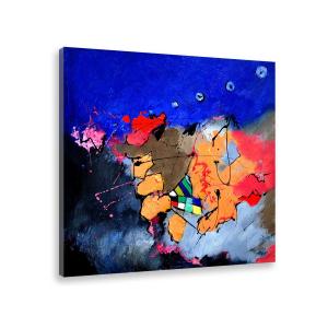 Cuadro abstracto juego de colores impresión sobre lienzo 30…
