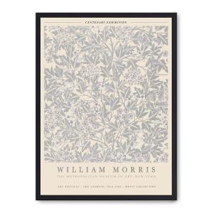 Cuadro art nouveau v, marco negro, 30x40 cm