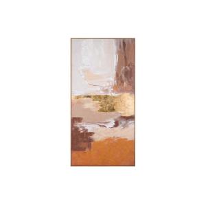 Cuadro beige de madera 90x4x180cm