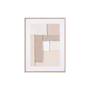 Cuadro blanco de madera 60x5x80cm