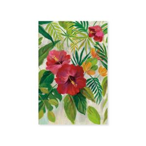 Cuadro de hibisco tropical impresión sobre lienzo 30x45cm