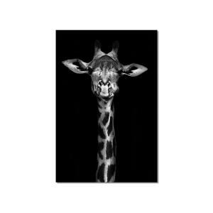 Cuadro de jirafa de alto retrato impresión sobre lienzo 40x…