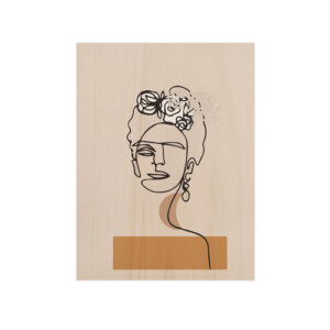 Cuadro de madera frida's portrait