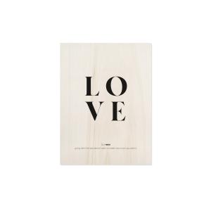 Cuadro de madera love definition 30x40cm