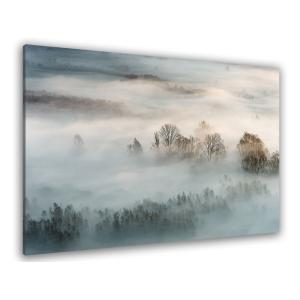 Cuadro de niebla de invierno impresión sobre lienzo 45x30cm