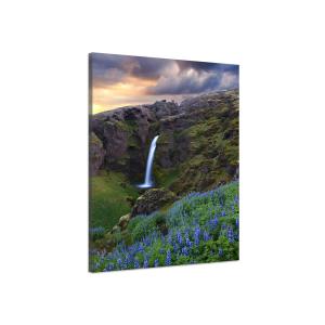 Cuadro de viaje de islandia impresión sobre lienzo 30x45cm