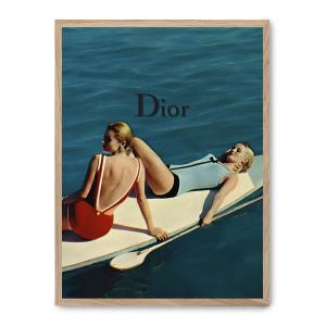 Cuadro dior iv, marco roble, 50x70 cm