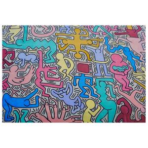 Cuadro - En el Mundo de Keith Haring cm. 50x70