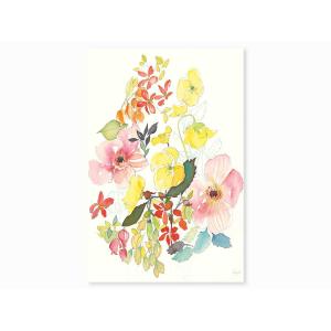 Cuadro flor de ranúnculo impresión sobre lienzo 40x60cm