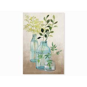 Cuadro flores medicinales impresión sobre lienzo 40x60cm
