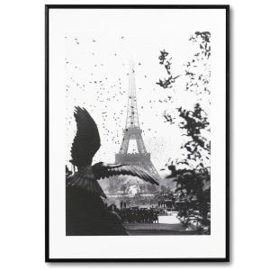 Cuadro fotografía calles de paris blanco y negro 70 x 50