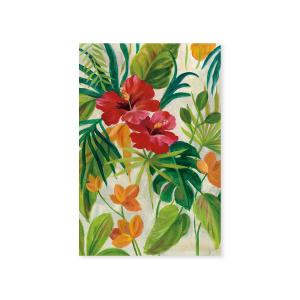 Cuadro jardín tropical impresión sobre lienzo 40x60cm