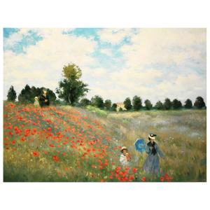 Cuadro lienzo - Amapolas en Argenteuil - Claude Monet - cm.…