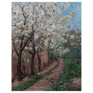 Cuadro lienzo - Cherry Blossom - Ingebot Eggertz - cm. 60x80