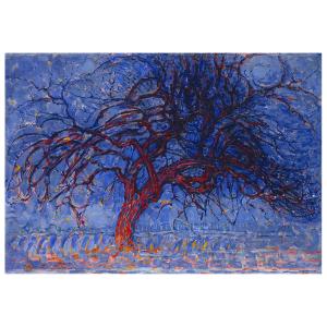 Cuadro lienzo - El Árbol Rojo - Piet Mondrian - cm. 50x60