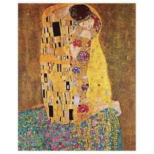 Cuadro lienzo - El Beso - Gustav Klimt - cm. 40x50