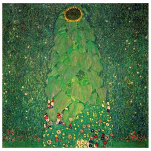 Cuadro lienzo - El Girasol - Gustav Klimt - cm. 50x50