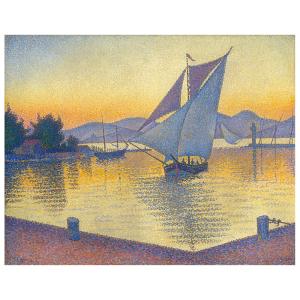 Cuadro lienzo - El Puerto al Atardecer - Paul Signac - cm.…