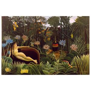 Cuadro lienzo - El Sueño - Henri Rousseau - cm. 80x120