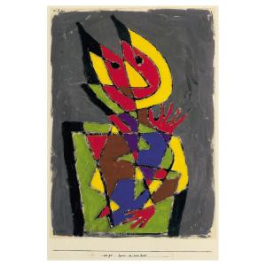 Cuadro lienzo - Figurine Des Bunten Teufels - Paul Klee - c…